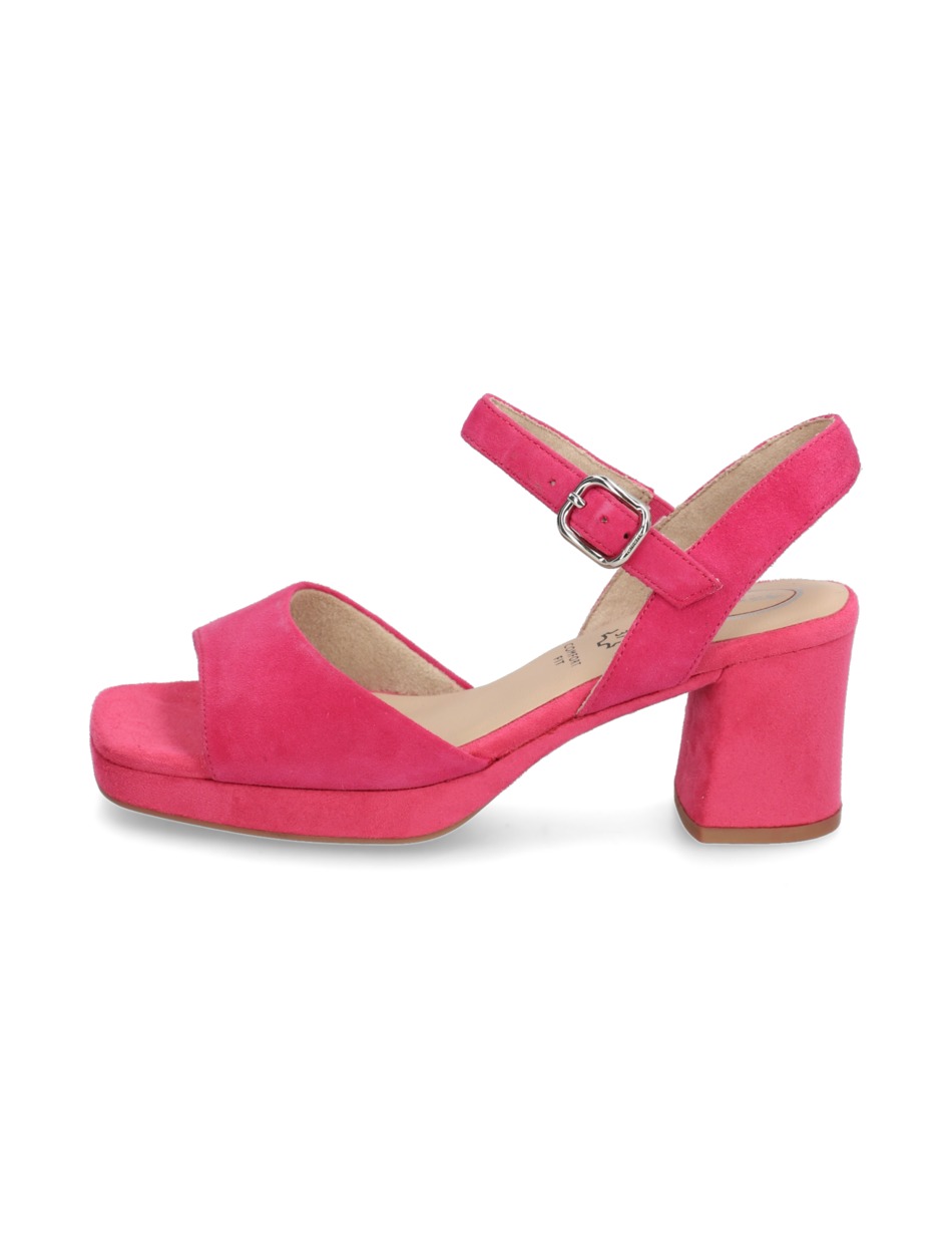 Veloursleder Sandale
