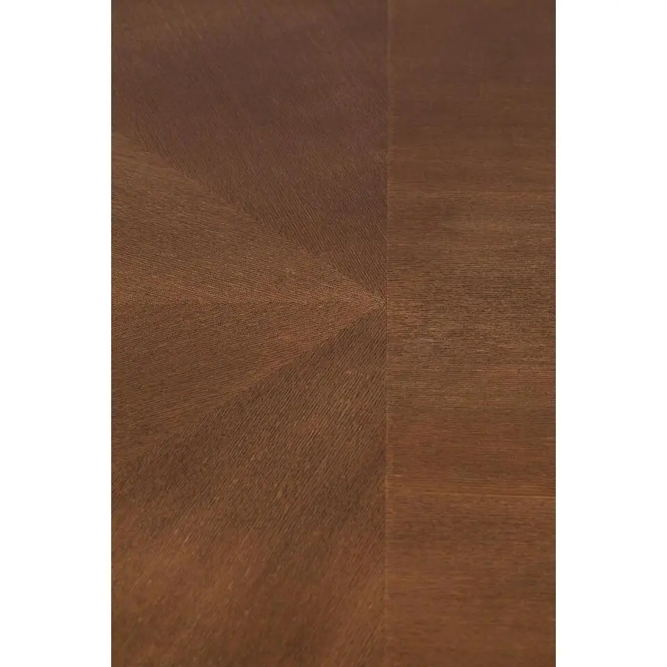 Puur - Lomma eettafel hout 200 cm - bruin/goud