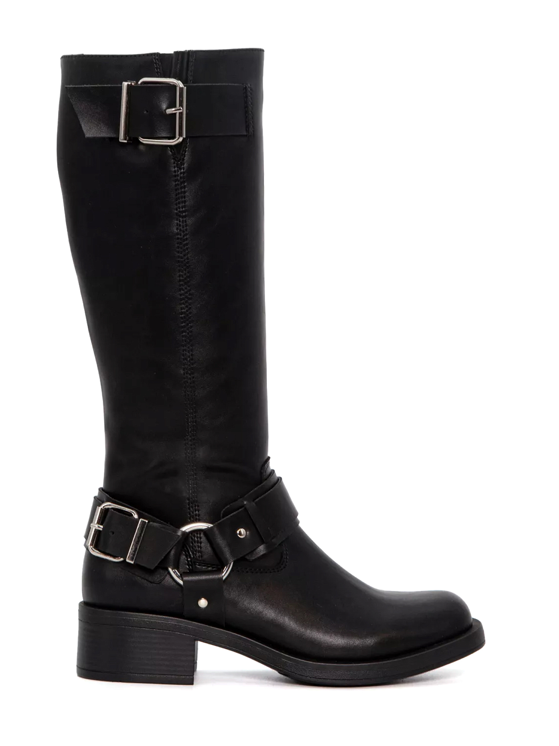 Duffy Buckle Biker Boots