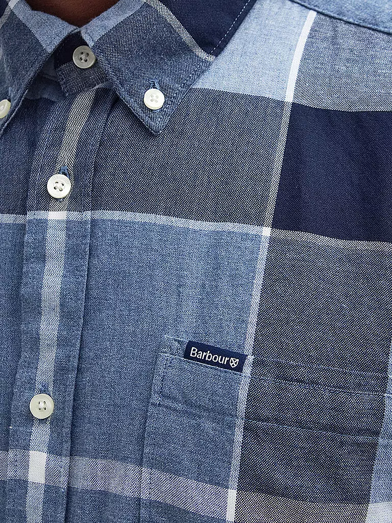 BARBOUR Hemd Tailored Fit DOUGHILL blau
