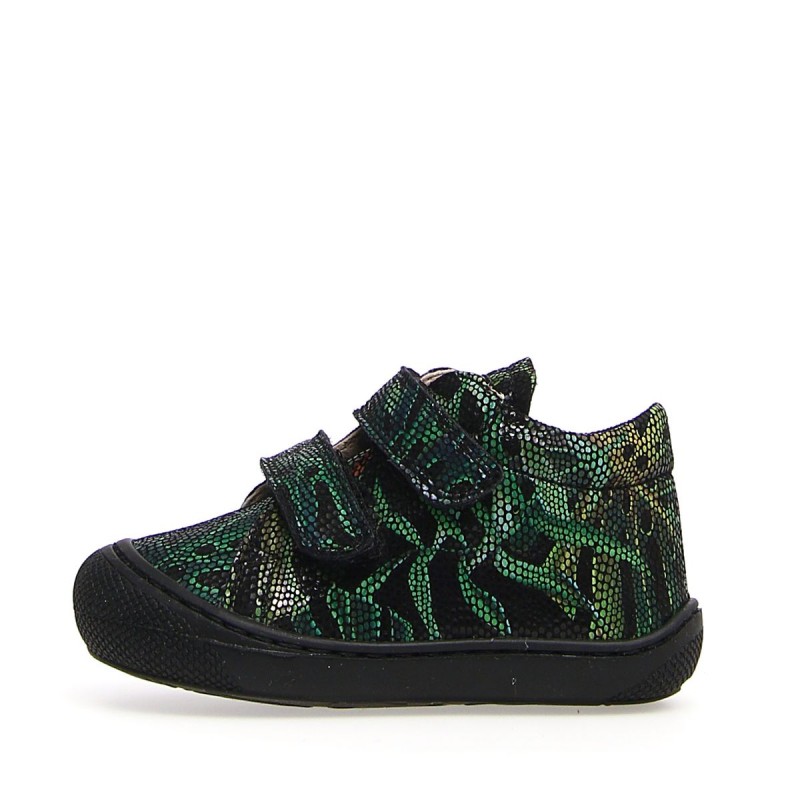 Naturino Naturino Cocoon Supersouple Velcros Noir Jungle