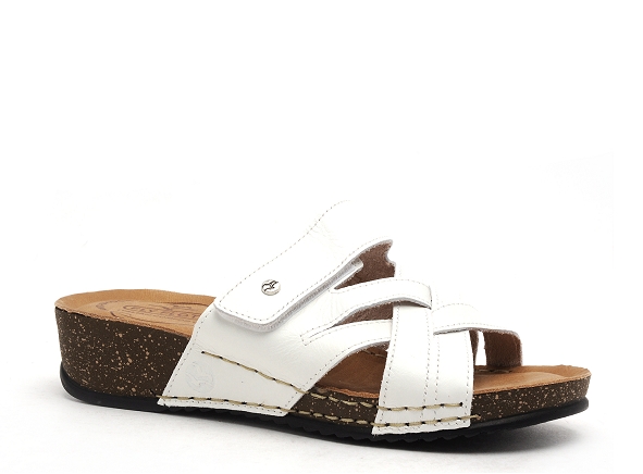 Flyflot mules et sabots plats femme flaxo blanc