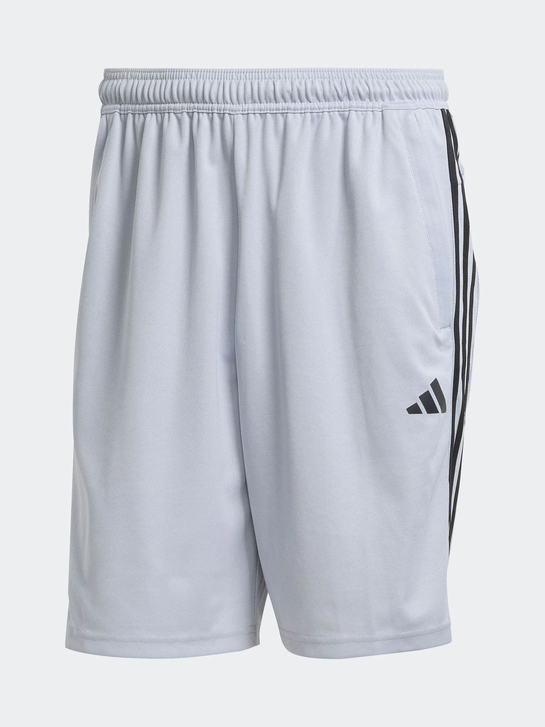 Grijs - adidas Train Essentials short met 3strepen