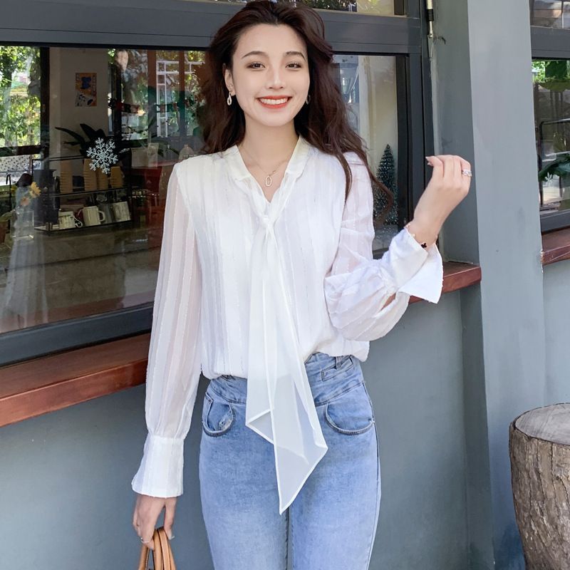Karnel - Effen mesh kanten blouse