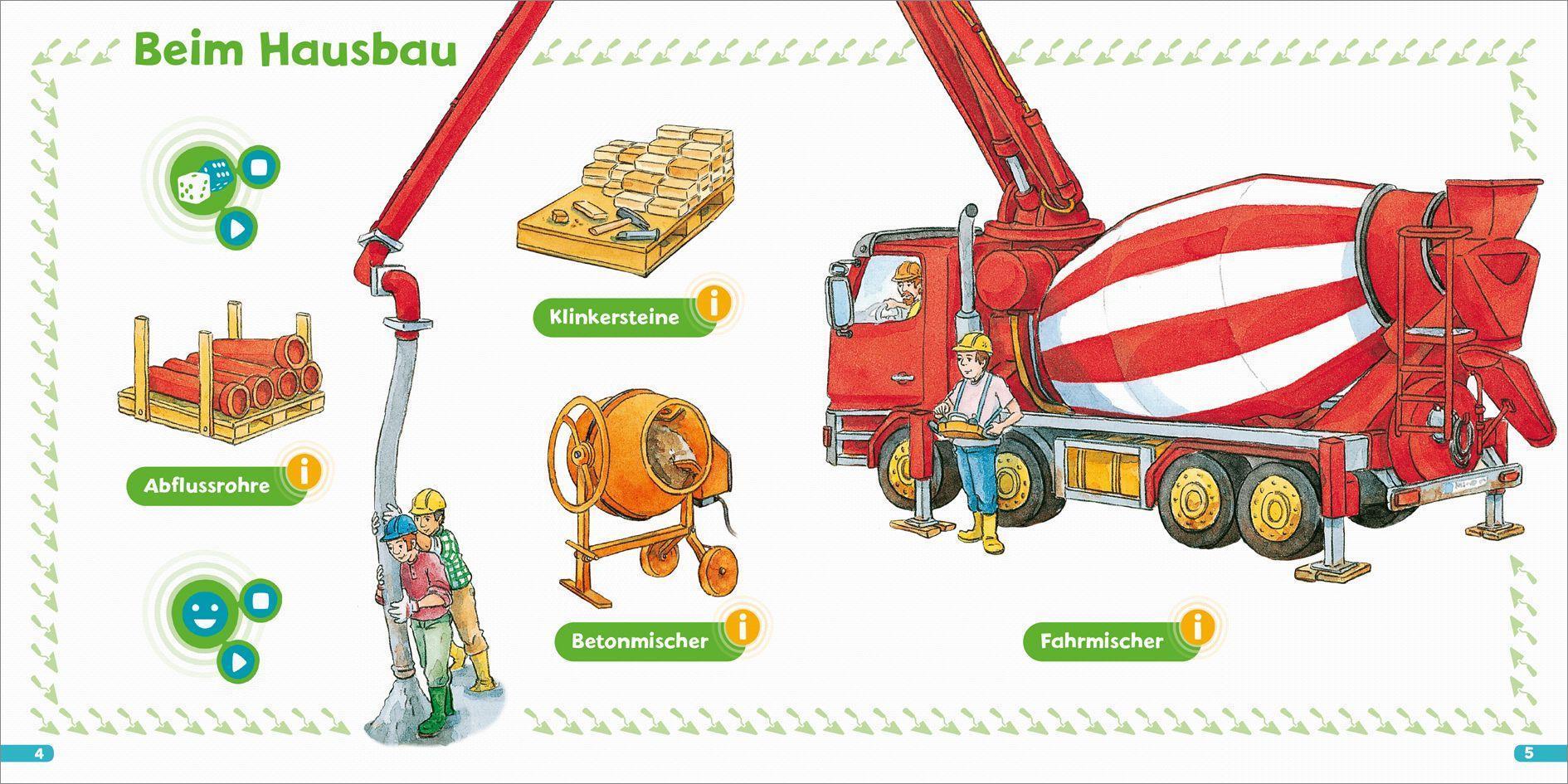 BOOKii / Antippen, Spielen, Lernen / BOOKii® Hören und Staunen Mini Baustelle