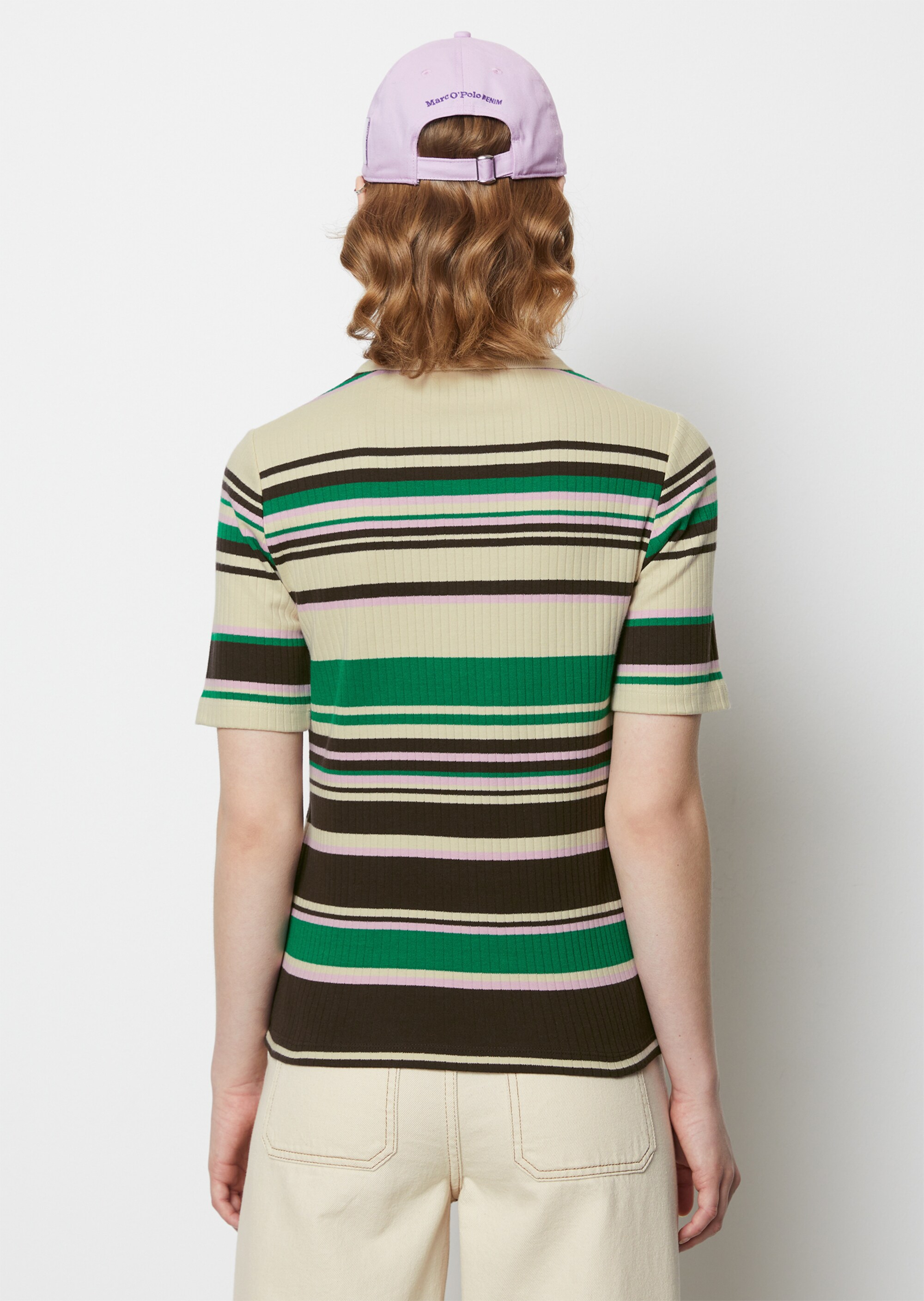 Poloshirt slimaus Interlock-Jersey