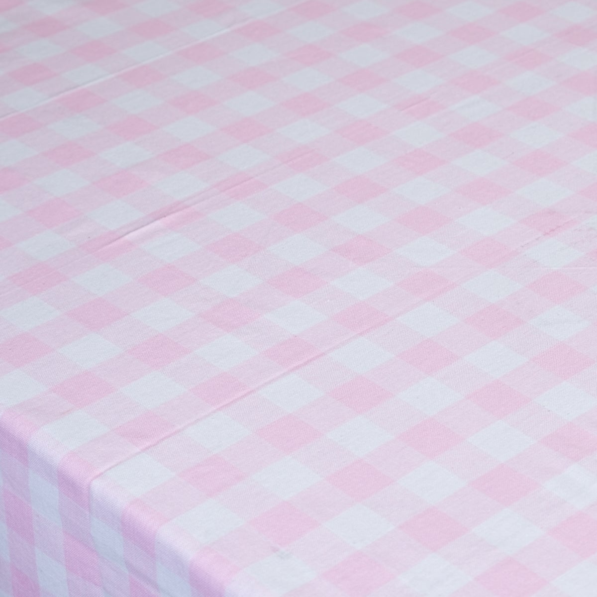 Linen & More tafelkleed Ollie roze 140 x 300 cm