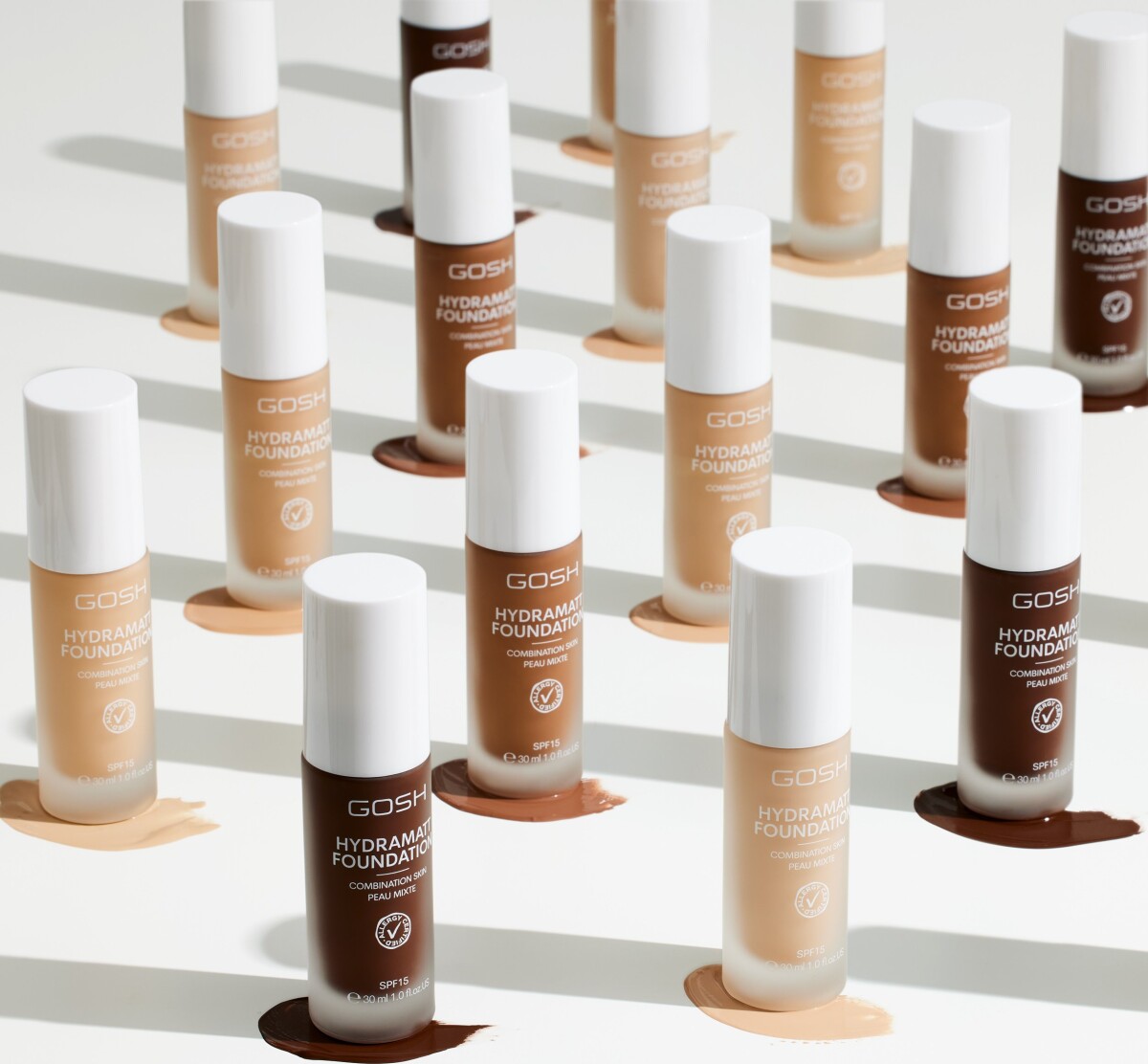 Gosh - Hydramatt Foundation Spf15 - 016N Very Dark