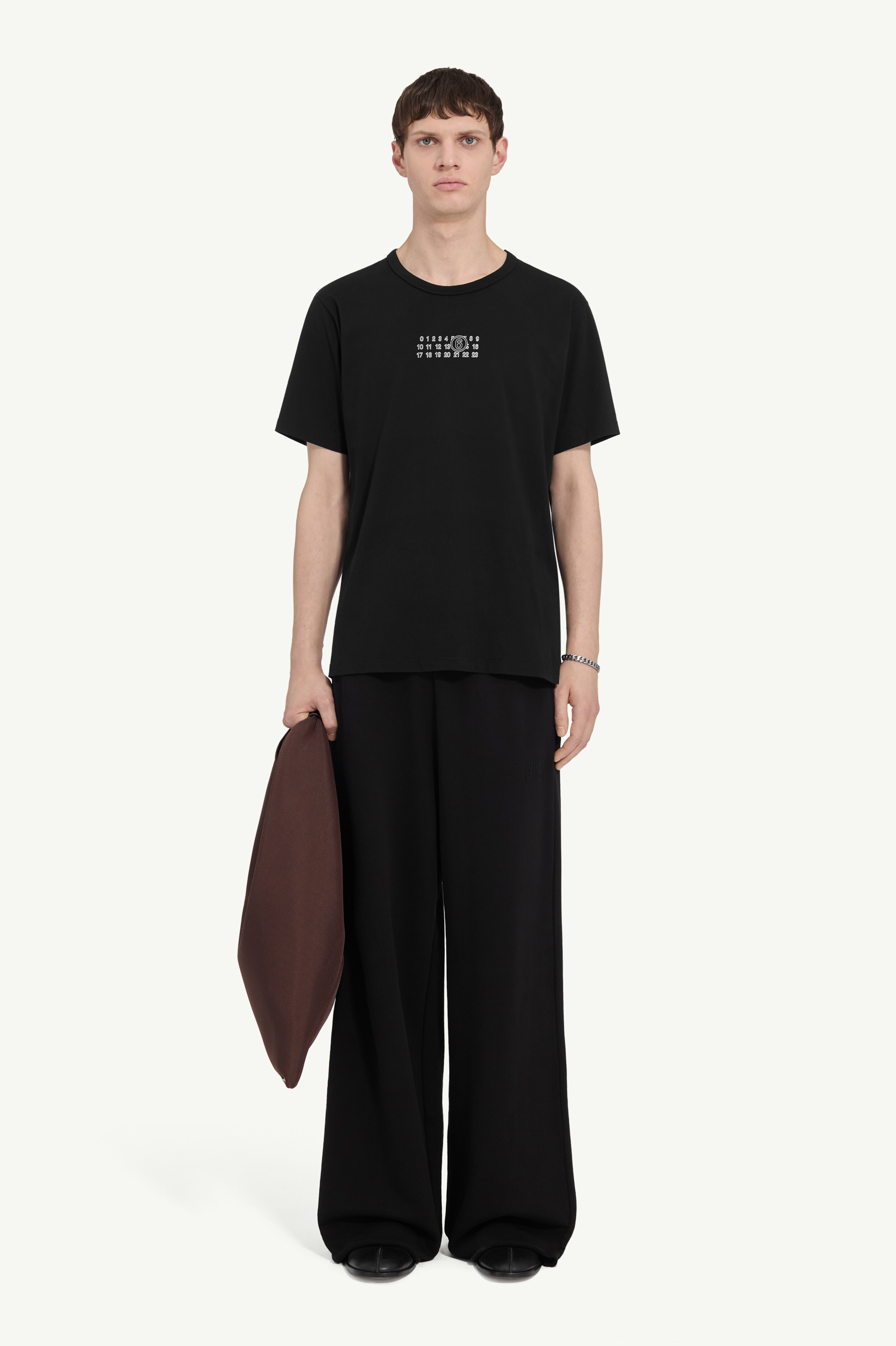 T-shirt Numeric en coton pour homme | MM6
