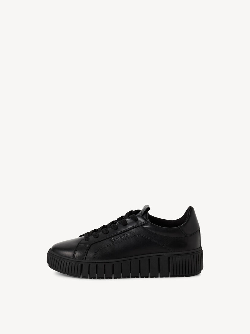Leren Sneaker - zwart