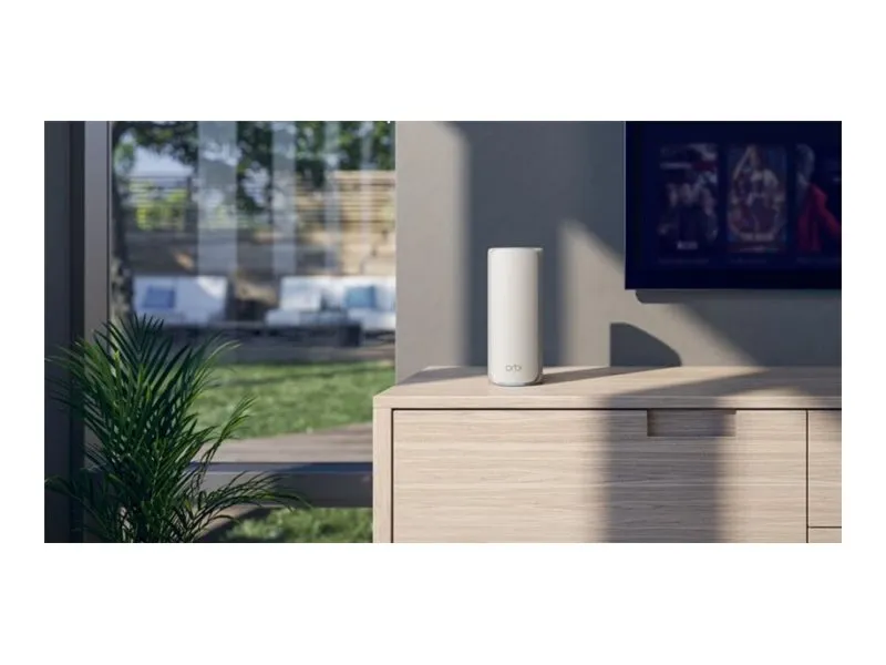 NETGEAR Orbi 770 Series RBE772 - Wi-Fi-system - (router, forlænger) - op til 4500 sq.ft - mesh 1GbE, Wi-Fi 7 Multi-Band