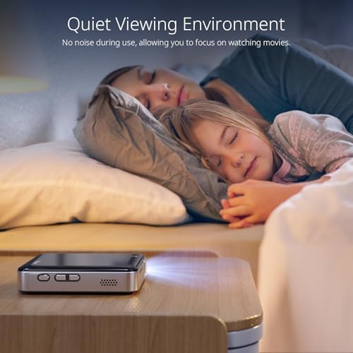 Mini Projecteur YOTON, Vidéoprojecteur DLP, Full HD 1080P Supporté, Batterie Intégrée, Rétroprojecteur Portable à Focale Ultra Courte, adapté au Cinéma Extérieur/Home, capacité HDMI/TV Stick : High Tech