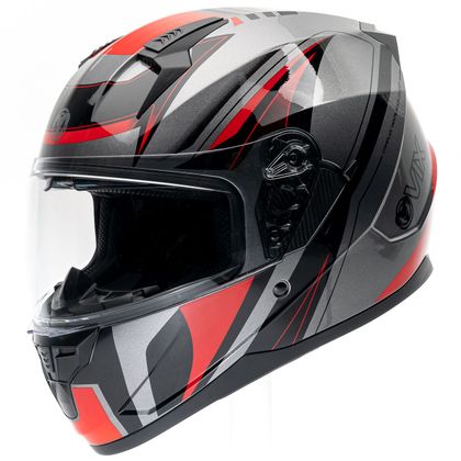 Casque Ovix TEXEL EVO - Noir / Rouge