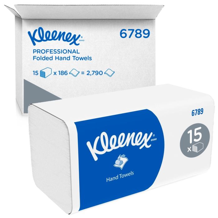 Kleenex 6789 2790st Ultra handdoeken l-vouw 2-Laags wit (6789)