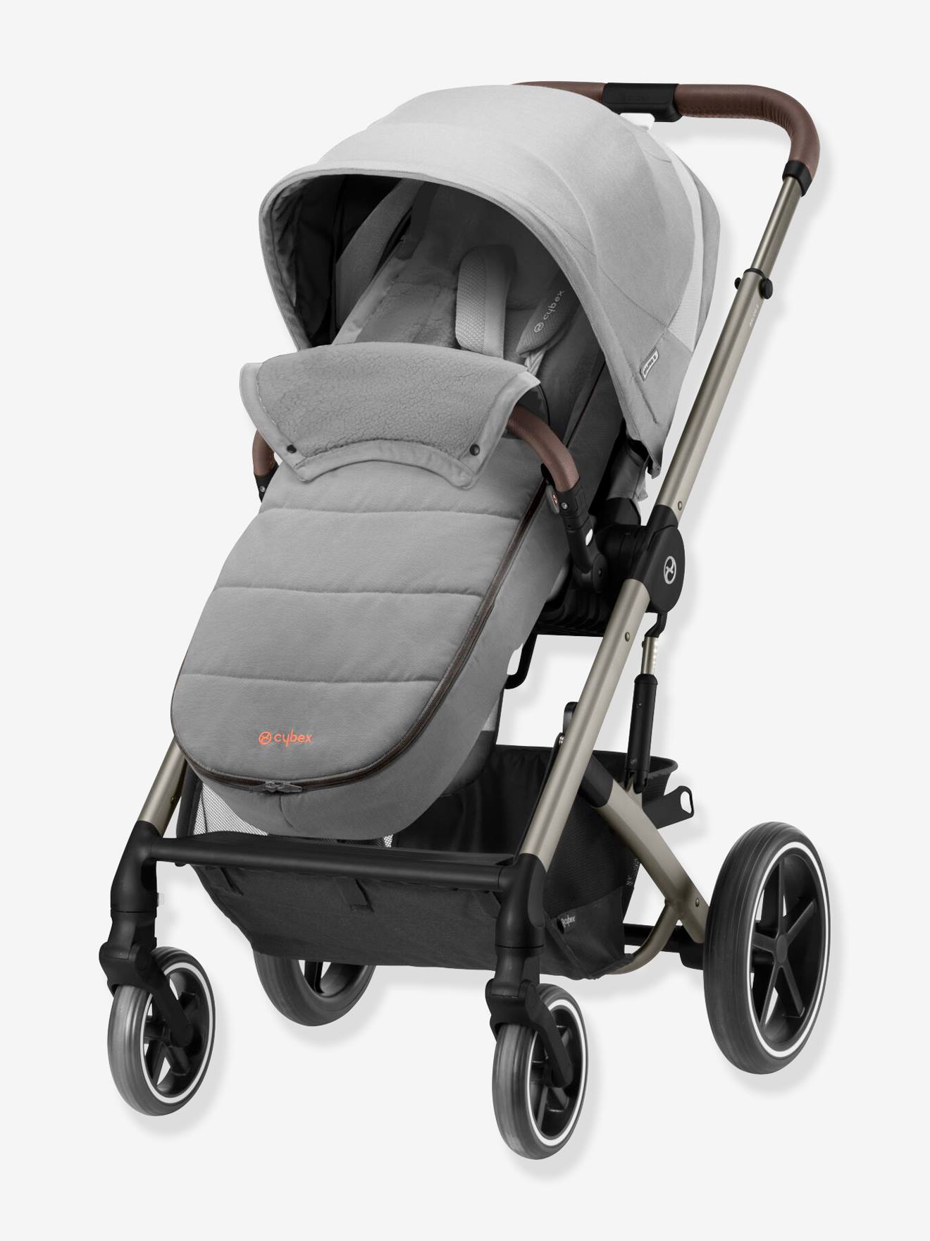 Carrinho de bebê reversível CYBEX Gold Balios S Lux 2023 cinza