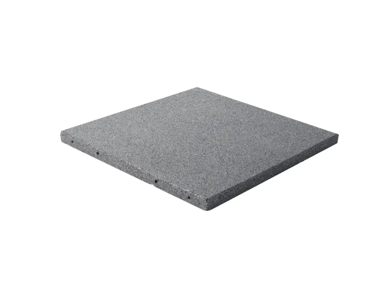 Gummiflise 50x50x3 cm grå NORDIC PLAY Active 30 m2 - 120 stk. (810-177)