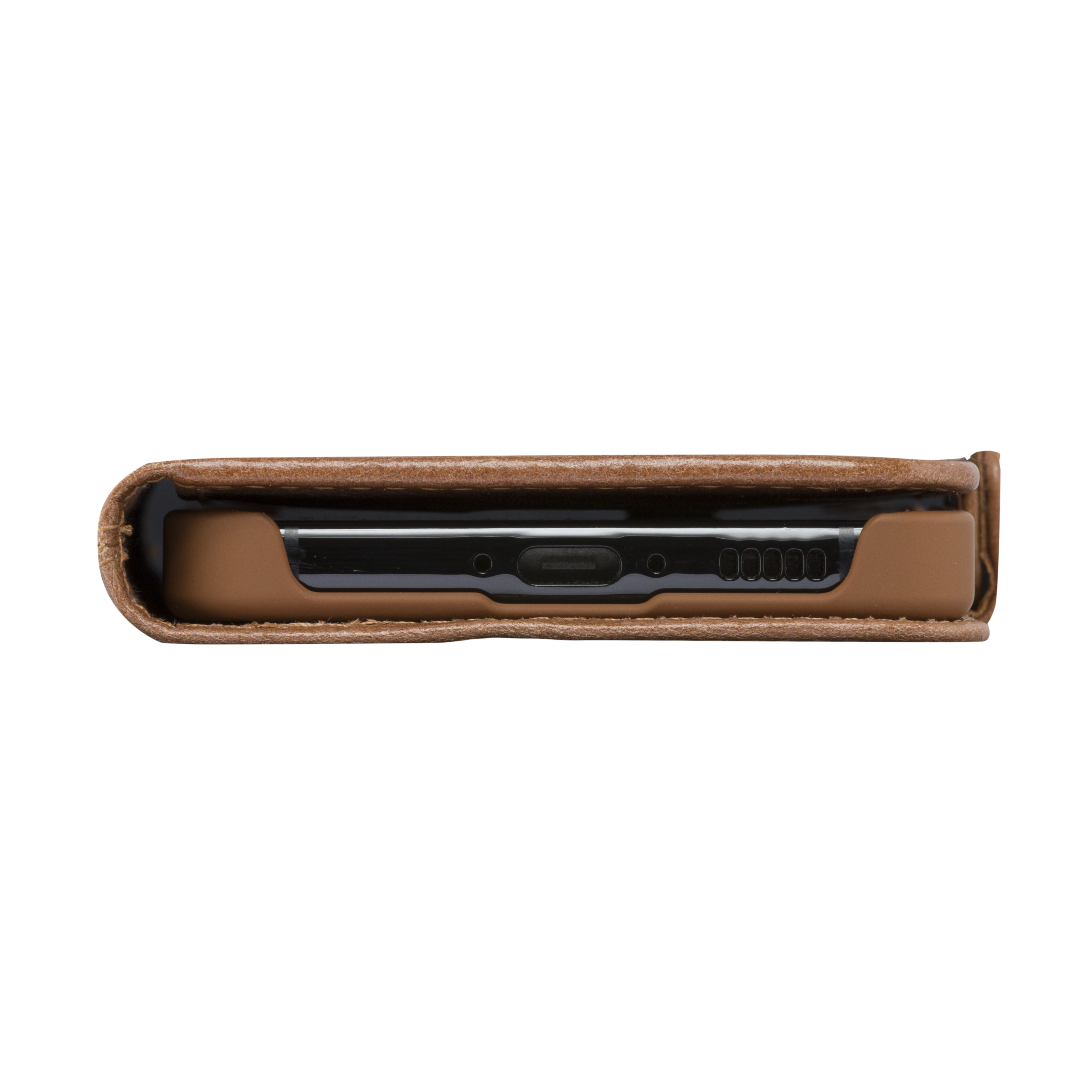 Samsung Galaxy S24  Plus Echtleder Tasche mit RFID Schutz Copenhagen (COSPGT006034) - Tan