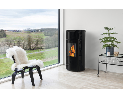 Aduro P1.3 pelletkachel, staal, zwart, 8 kW