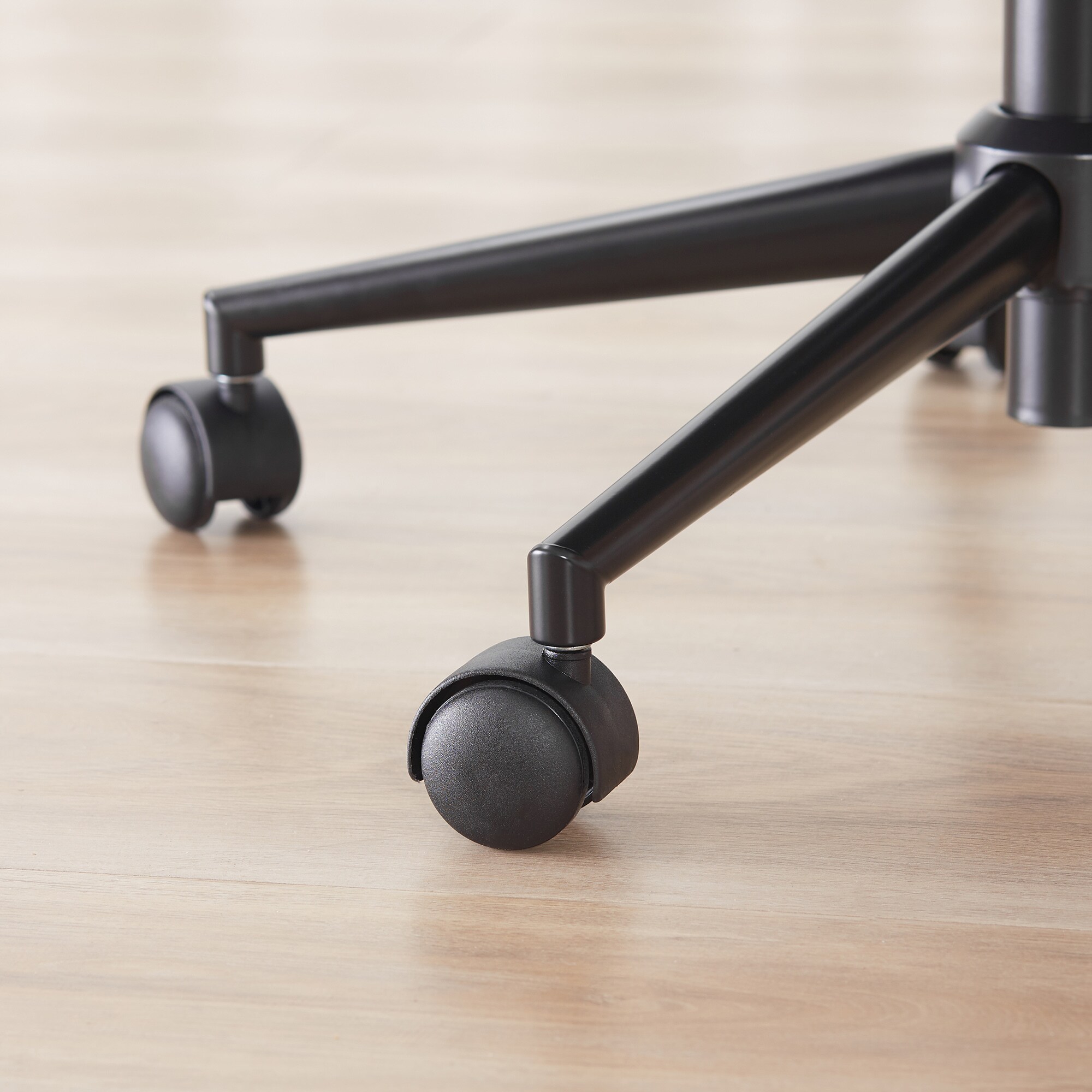 HOMCOM Bürostuhl mit Wippfunktion, aus Webstoff und Polyester, gemütlich 66 x 69 x 89,5-97Hcm (BxTxH)