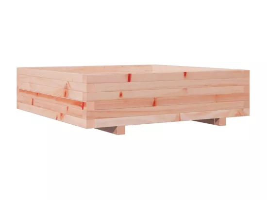 Jardinière bac lit surélevé bois marron 90 x 90 x 45438 cm 02_0038050