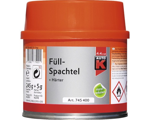 Auto-K Vuller + Verharder 250 g