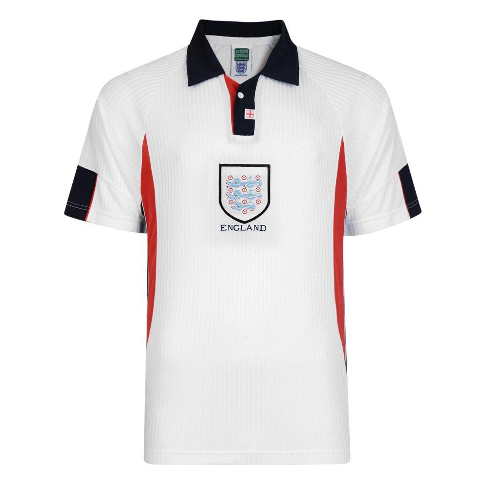 Score Draw England 1998 Home Shirt Adults
