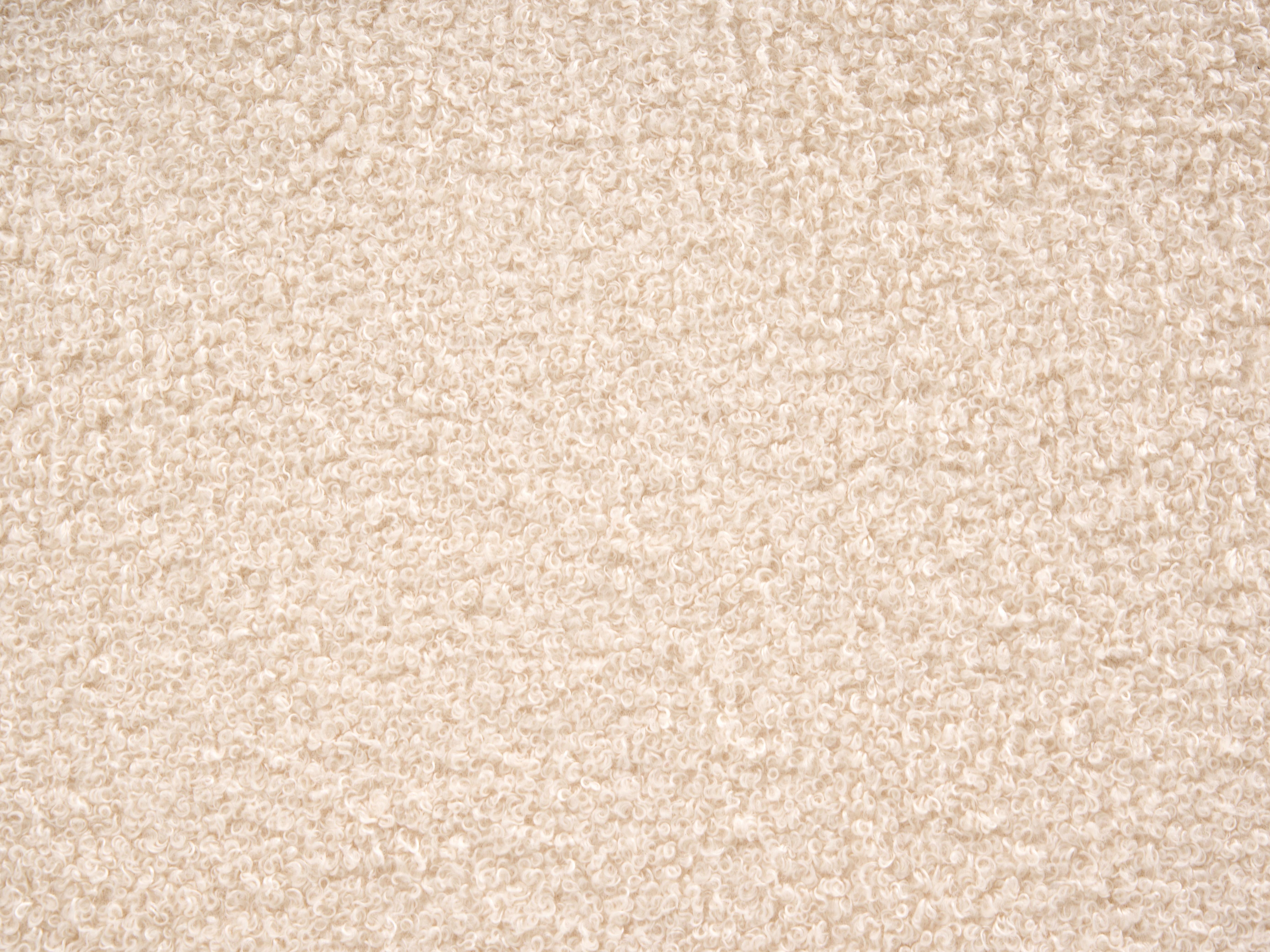 Bed Bouclé AMBILLOU 120 x 200 cm Beige