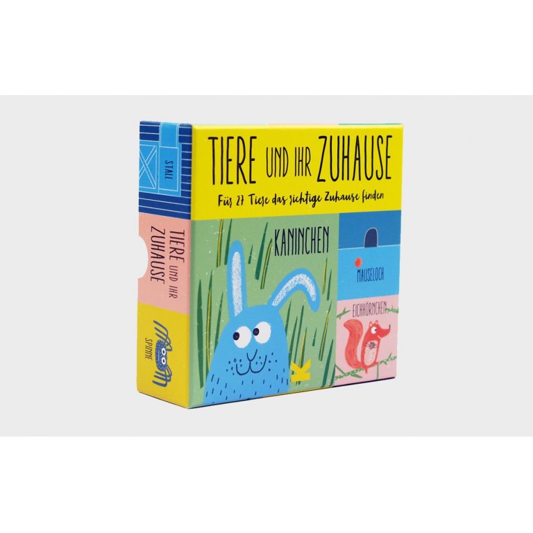 Tiere und ihr Zuhause, Memo Spiel