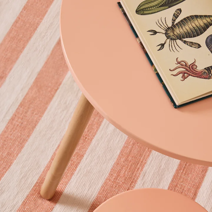 Kids Concept - Tisch und Hocker, weiss