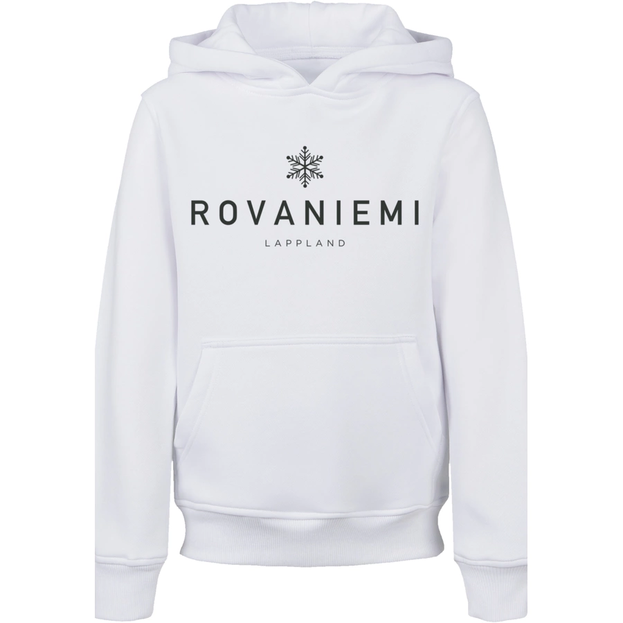 F4NT4STIC Hoodie Schneeflocke Winter Lappland weiß
