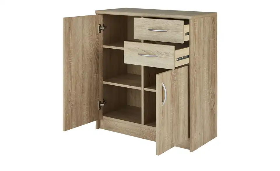 Kommode Sconto 85 cm Ausführung II (2 Türen, 2 Schubkästen)