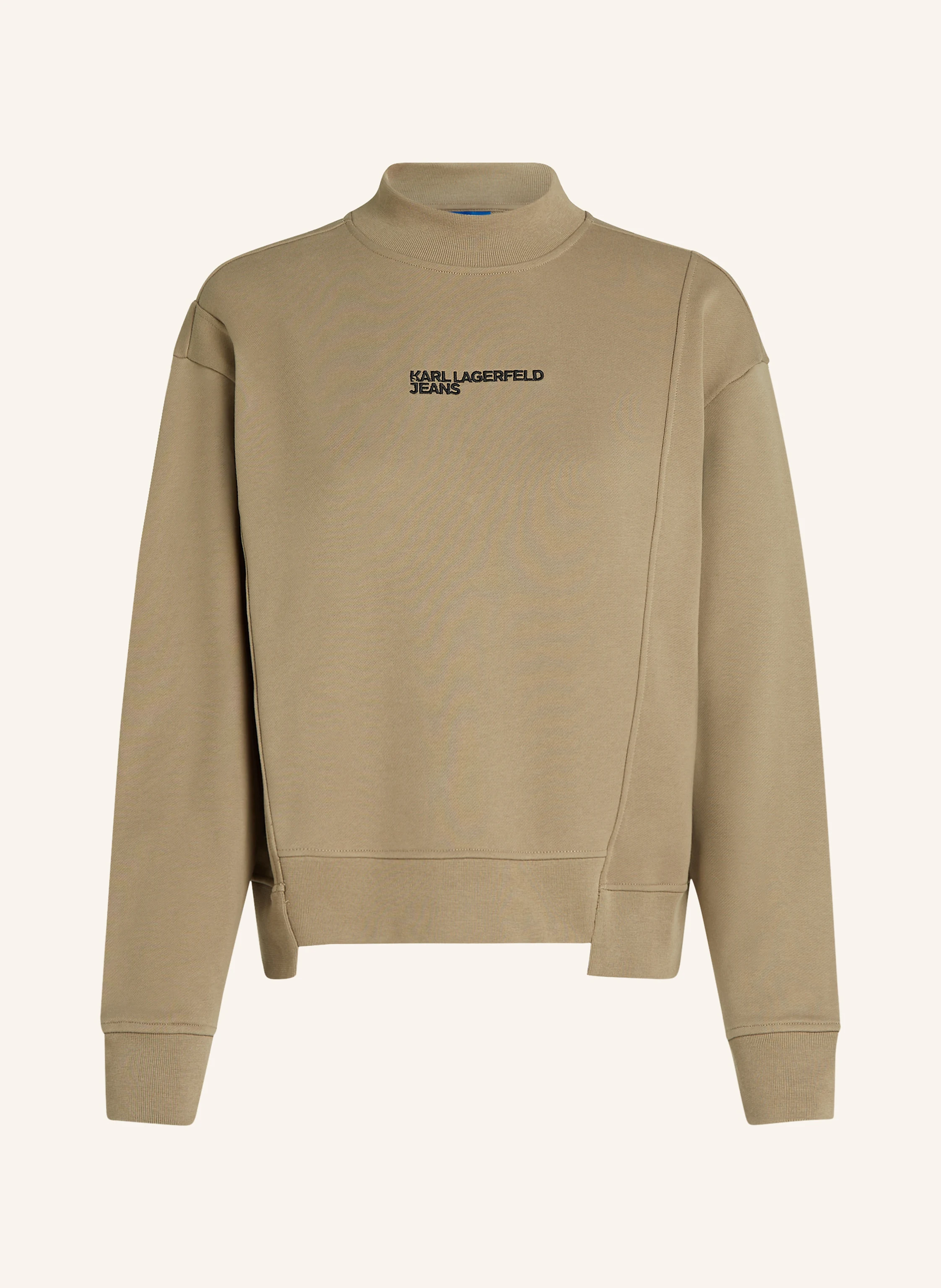 KARL LAGERFELD JEANS ASYMMETRISCHES SWEATSHIRT MIT STEHKRAGEN
