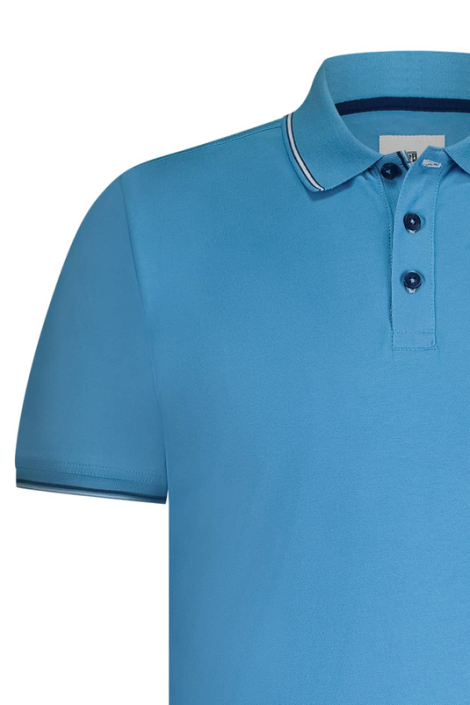 State of Art blauwe heren polo