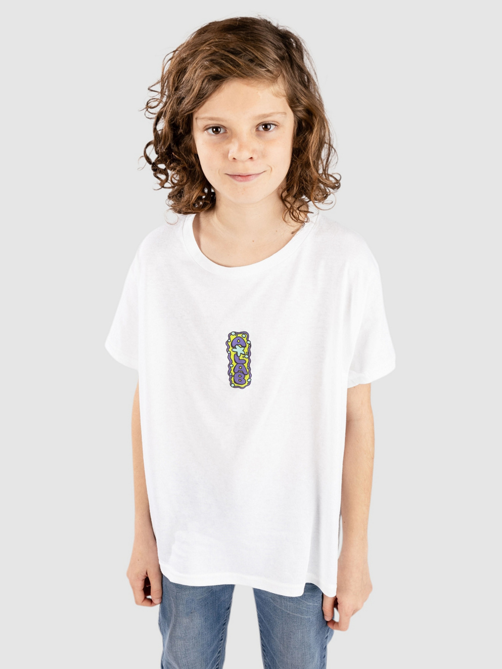 A.LAB Y2K Alien Kids T-Shirt white