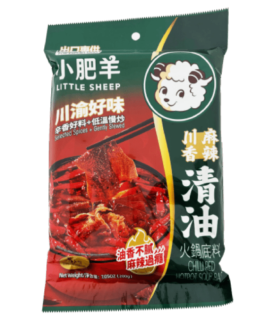 Little Sheep Rode Chilli Hotpot Soepbasis 200g