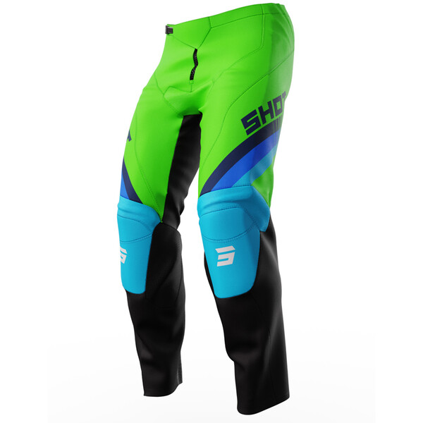 Shot - Pantalon enfant Draw Kid Tracer Vert / Noir / Turquoise