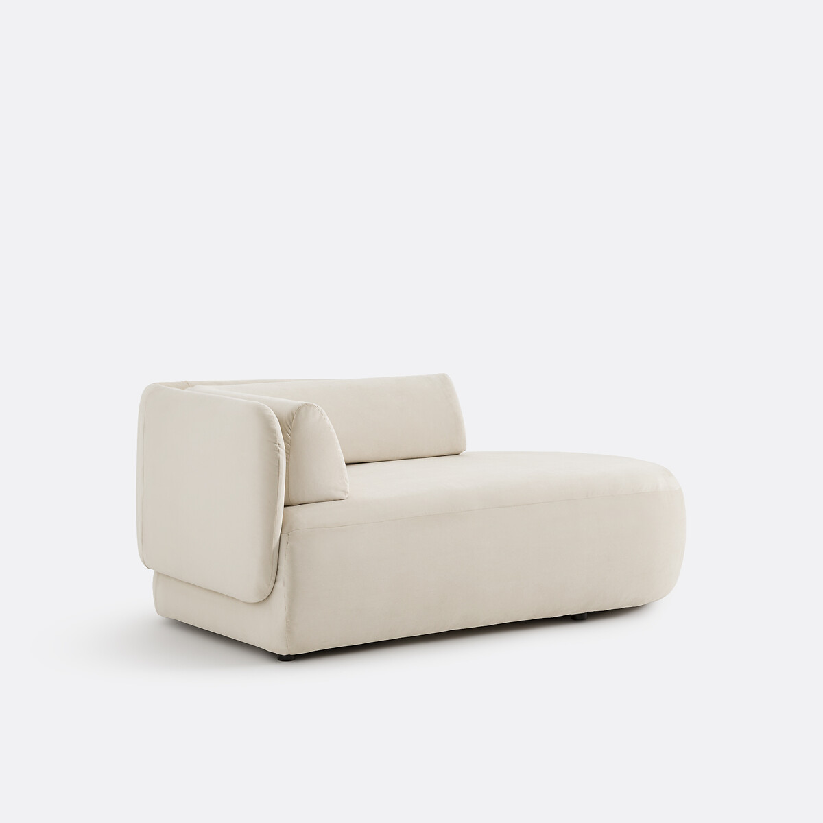 LA REDOUTE INTERIORS<br>Cadeira rechts, fluweel, Méridiano