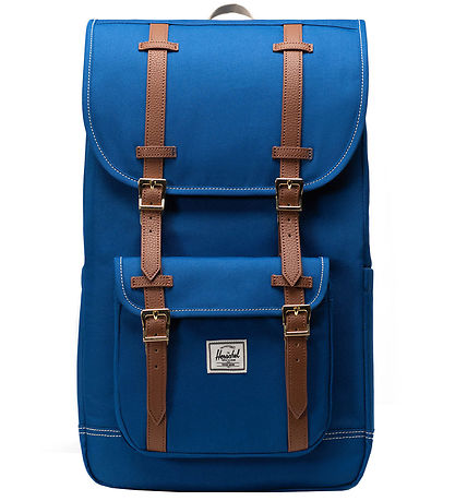 Herschel Rygs?k - Little America - True Blue/White Stitch