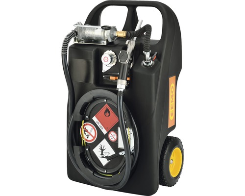 CEMO 60 L Mobiel Brandstoftanksysteem met Handpomp en Trolley