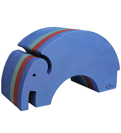 bObles Elefant - L 24 - 55 x 21 x 31 cm - Blue Fitnessstudio