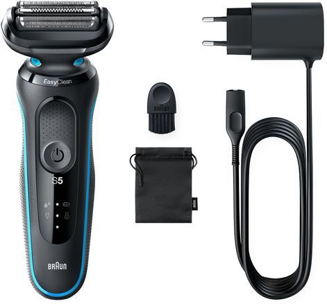 Braun - Series 5 - Scheerapparaat - Blauw - 100% Waterproof
