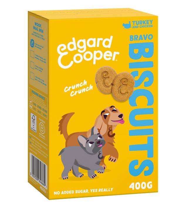Edgard & Cooper Hundesnack Bravo Biscuits