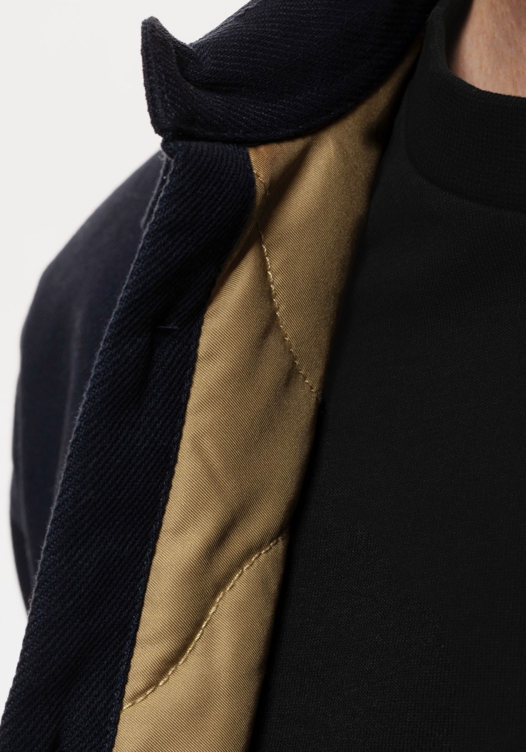Nudie Jeans Overshirt Glenn Padded Shirt Navy
