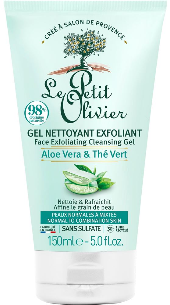 LE PETIT OLIVIER Waschpeeling Aloe Vera & Grüntee Tb 150 ml