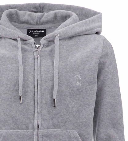 Juicy Couture Cardigan - Velours - Silbermergel