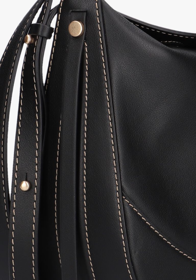 zwarte vanessa bruno schoudertas daily bag