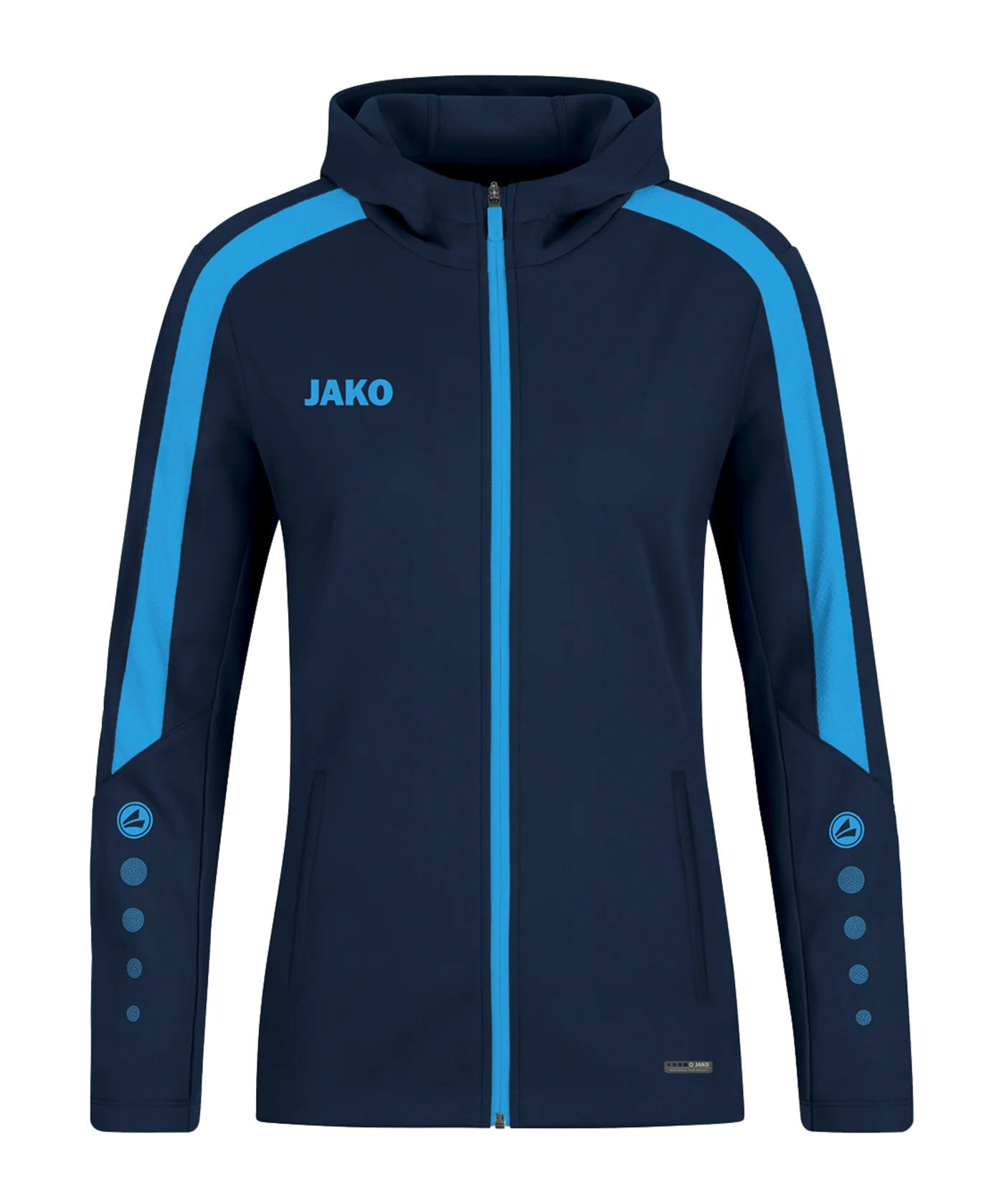 JAKO Power Kapuzenjacke Damen Blau F910
