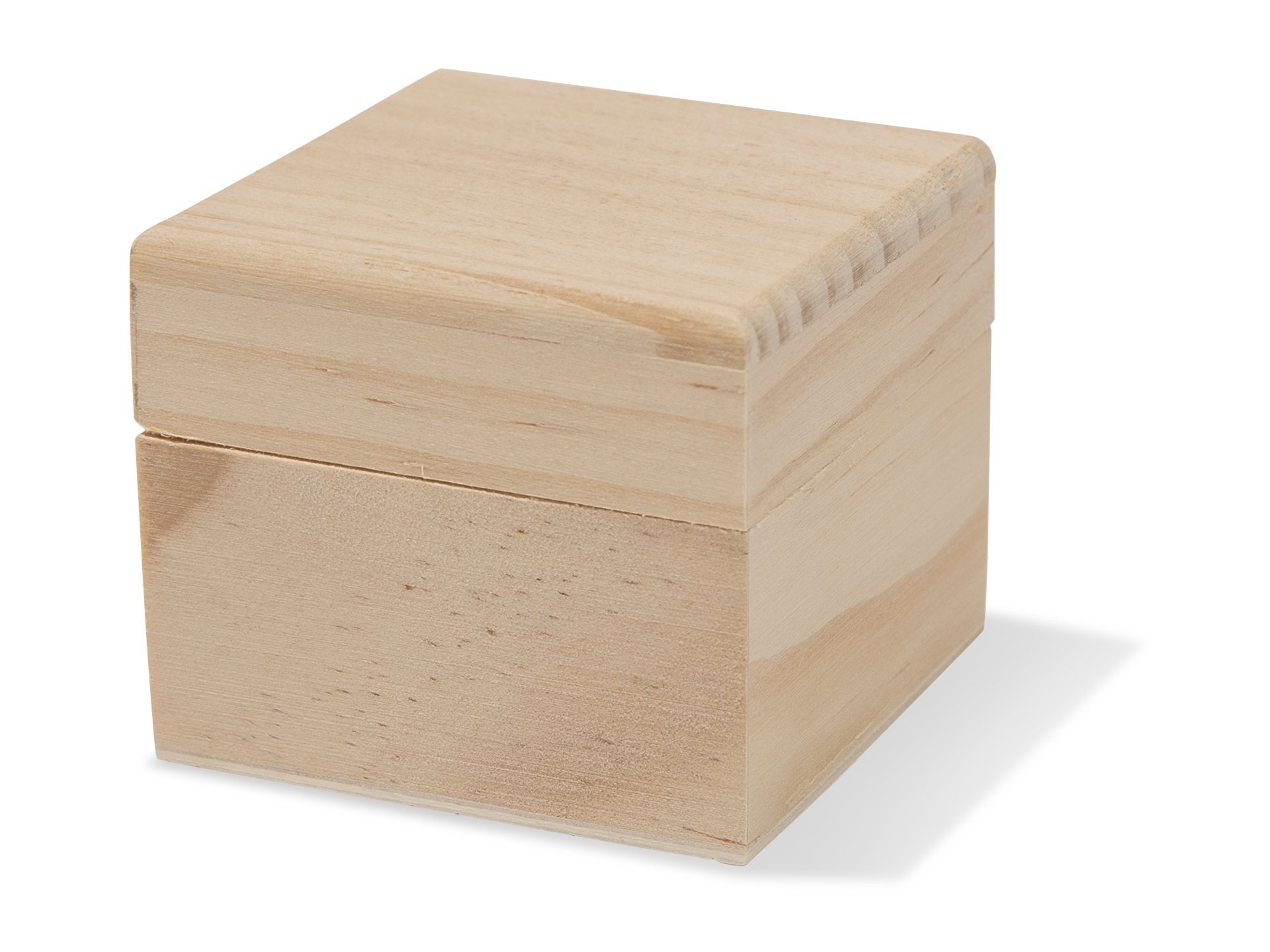 Holzbox quadratisch mit Deckel