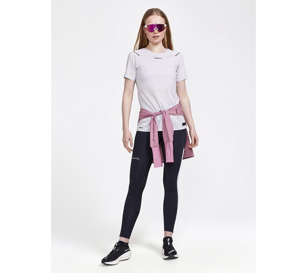 Craft PRO Hypervent Hardloopshirt Korte Mouwen Grijs Dames