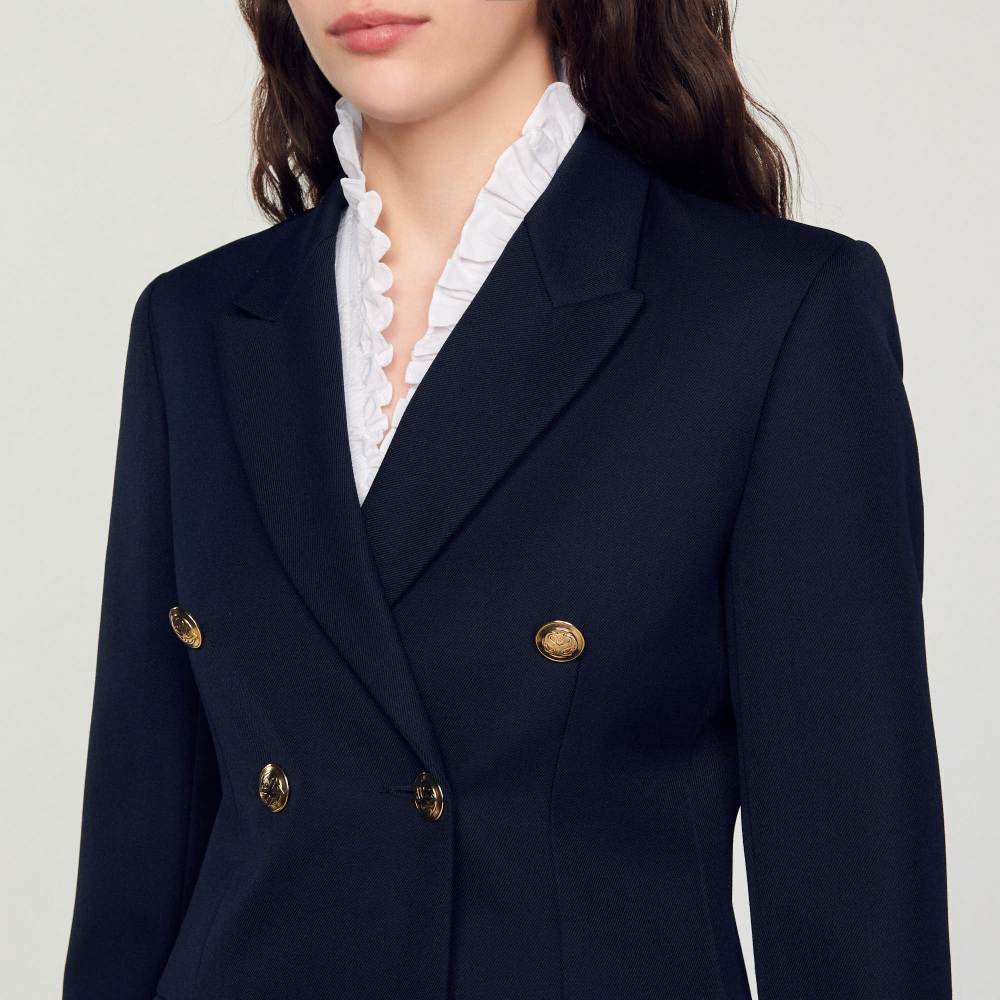 Veste de tailleur double boutonnage